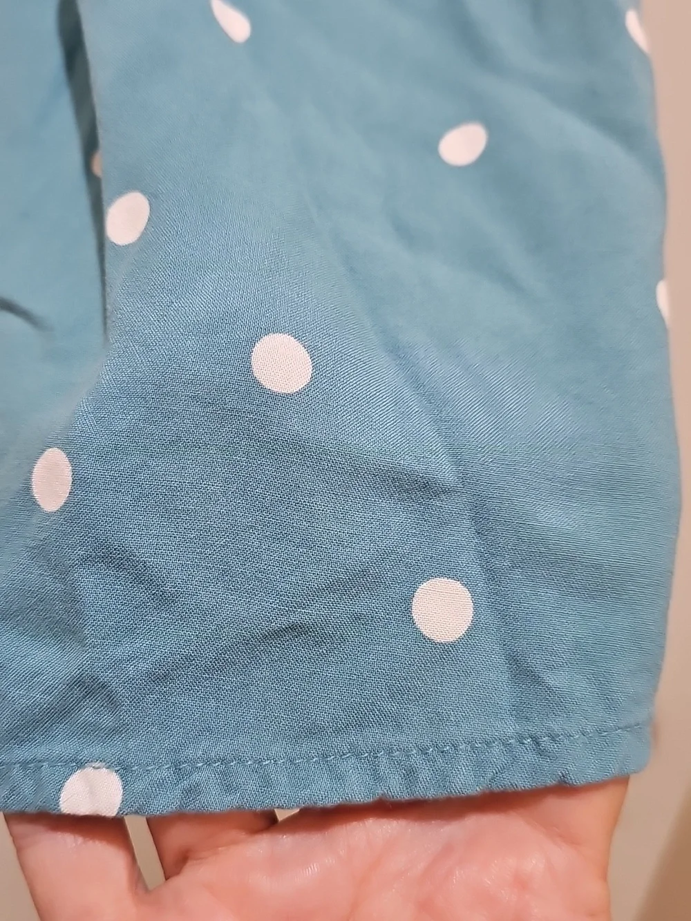 Cat & Jack Teal Polka Dot 2pc Slip Dress